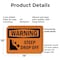 Signmission 10 in Height, 14 in Width, Plastic, Rectangle OS-2PACK-WS-P-1014-L-12412 - alternate 7